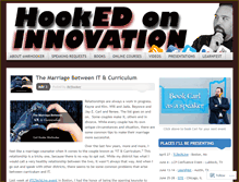 Tablet Screenshot of hookedoninnovation.com